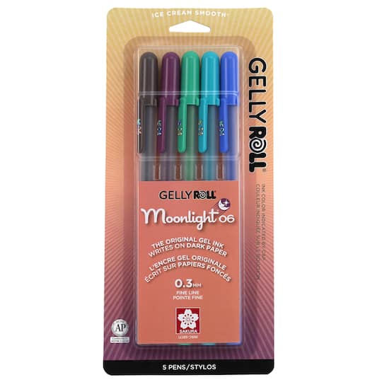 6 Packs: 5 ct. (30 total) Gelly Roll® Moonlight® 06 Fine Point Twilight Gel Pens